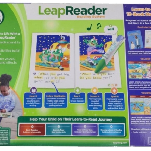 Leapfrog Leapreader Pen & 10 Books Mega set Sealed Box🆕⌚📦🏃💨🚚 - Picture 8 of 14